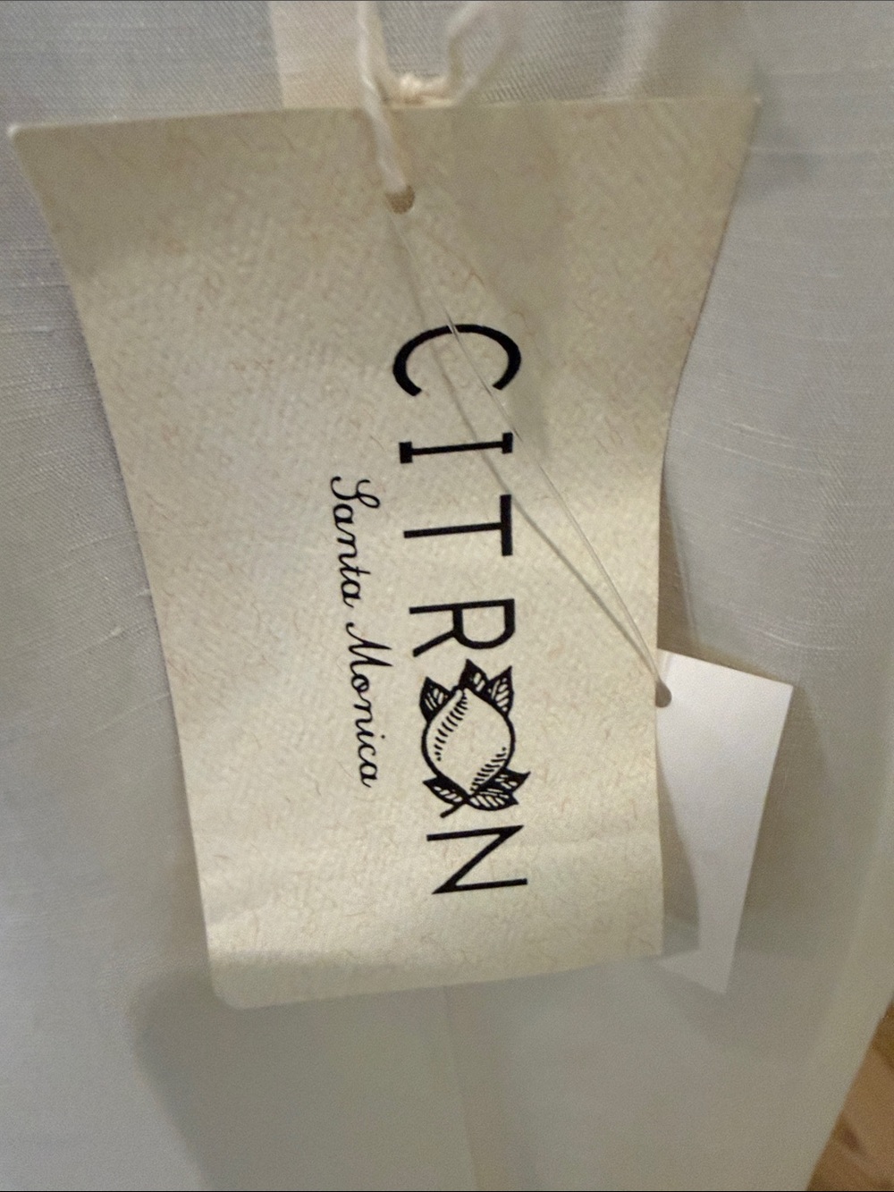 Citron Santa Monica Button-Front Maxi Silk Linen Skirt - Picture 7 of 13
